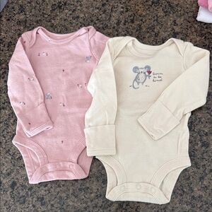 Carters long sleeved onsies